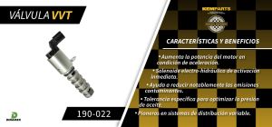 VALVULA DE CONTROL DE TIEMPO VARIABLE HONDA ACCORD 190-022
