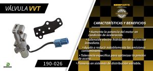 VALVULA DE CONTROL DE TIEMPO VARIABLE NISSAN PATHFINDER 190-026