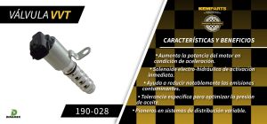 VALVULA DE CONTROL DE TIEMPO VARIABLE NISSAN CUBE 190-028