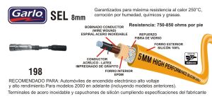 CABLES PARA BUJIA 198-SEL-GAR