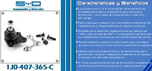 ROTULA DE SUSPENSION AUDI A3 1J0-407-365-C-SYD