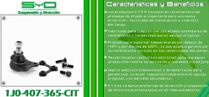 ROTULA DE SUSPENSION AUDI A3 1J0-407-365-CIT