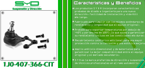 ROTULA DE SUSPENSION AUDI A3 1J0-407-366-CIT