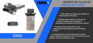 SENSOR MAF NISSAN 350Z 20965