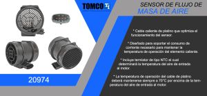 SENSOR MAF CHEVROLET-GMC-BUICK-CADILLAC ASTRA 20974