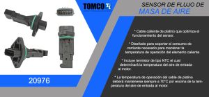 SENSOR MAF NISSAN SENTRA 20976