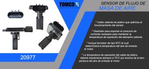 SENSOR MAF CHEVROLET-GMC-BUICK-CADILLAC CANYON 20977