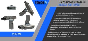 SENSOR MAF FORD-LINCOLN-MERCURY E-150 20979