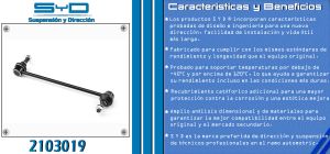 TORNILLO ESTABILIZADOR CHEVROLET-GMC-BUICK-CADILLAC BUICK ENCORE 2103019-SYD