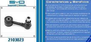 TORNILLO ESTABILIZADOR CHEVROLET-GMC-BUICK-CADILLAC SIERRA 2103023-SYD
