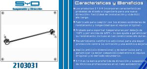 TORNILLO ESTABILIZADOR CHEVROLET-GMC-BUICK-CADILLAC ACADIA 2103031-SYD