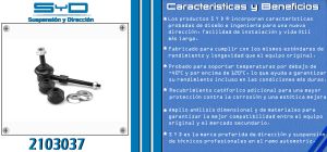 TORNILLO ESTABILIZADOR CHEVROLET-GMC-BUICK-CADILLAC EQUINOX 2103037-SYD