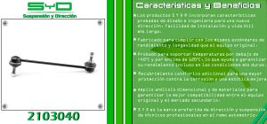 TORNILLO ESTABILIZADOR CHEVROLET-GMC-BUICK-CADILLAC BEAT 2103040IT