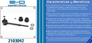 TORNILLO ESTABILIZADOR CHEVROLET-GMC-BUICK-CADILLAC EQUINOX 2103042-SYD