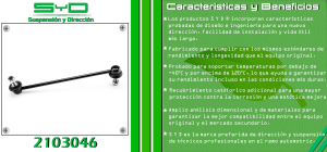 TORNILLO ESTABILIZADOR CHEVROLET-GMC-BUICK-CADILLAC SONIC 2103046IT