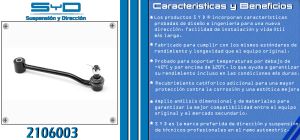 TORNILLO ESTABILIZADOR CHRYSLER-DODGE-HYUNDAI RAM 3500 PICK-UP 2106003-SYD