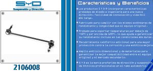 TORNILLO ESTABILIZADOR CHRYSLER-DODGE-HYUNDAI 300 M 2106008-SYD