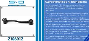 TORNILLO ESTABILIZADOR JEEP GRAND CHEROKEE 2106012-SYD