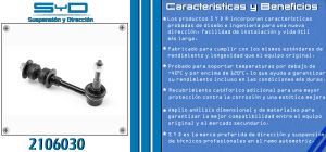 TORNILLO ESTABILIZADOR CHRYSLER-DODGE-HYUNDAI RAM 2500 PICK-UP 2106030-SYD