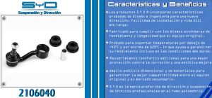 TORNILLO ESTABILIZADOR CHRYSLER-DODGE-HYUNDAI ASPEN 2106040-SYD