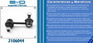 TORNILLO ESTABILIZADOR CHRYSLER-DODGE-HYUNDAI H100 2106044-SYD