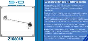 TORNILLO ESTABILIZADOR CHRYSLER-DODGE-HYUNDAI ATTITUDE 2106048-SYD