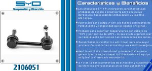 TORNILLO ESTABILIZADOR CHRYSLER-DODGE-HYUNDAI DURANGO 2106051-SYD