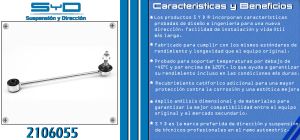 TORNILLO ESTABILIZADOR CHRYSLER-DODGE-HYUNDAI RAM 1500 PICK-UP 2106055-SYD