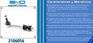 TORNILLO ESTABILIZADOR CHRYSLER-DODGE-HYUNDAI RAM 2500 PICK-UP 2106056-SYD