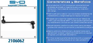 TORNILLO ESTABILIZADOR JEEP CHEROKEE 2106062-SYD