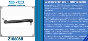 TORNILLO ESTABILIZADOR CHRYSLER-DODGE-HYUNDAI NEON 2106068-SYD