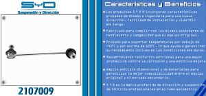 TORNILLO ESTABILIZADOR CHRYSLER-DODGE-HYUNDAI RAM 700 2107009-SYD