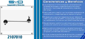 TORNILLO ESTABILIZADOR CHRYSLER-DODGE-HYUNDAI RAM 700 2107010-SYD