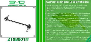 TORNILLO ESTABILIZADOR FORD-LINCOLN-MERCURY COURIER 2108001IT