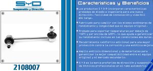 TORNILLO ESTABILIZADOR FORD-LINCOLN-MERCURY FUSION 2108007-SYD