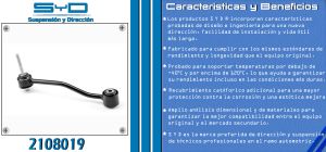 TORNILLO ESTABILIZADOR FORD-LINCOLN-MERCURY EXCURSION 2108019-SYD