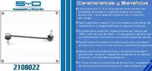 TORNILLO ESTABILIZADOR FORD-LINCOLN-MERCURY EXPLORER 2108022-SYD