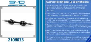 TORNILLO ESTABILIZADOR FORD-LINCOLN-MERCURY F-150 2108033-SYD