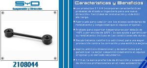 TORNILLO ESTABILIZADOR FORD-LINCOLN-MERCURY F-250 SUPER DUTY 2108044-SYD