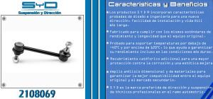 TORNILLO ESTABILIZADOR FORD-LINCOLN-MERCURY ECOSPORT 2108069-SYD