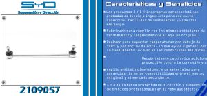 TORNILLO ESTABILIZADOR HONDA CITY 2109057-SYD