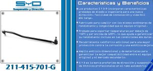 VARILLA CENTRAL VOLKSWAGEN COMBI 211-415-701G-SYD