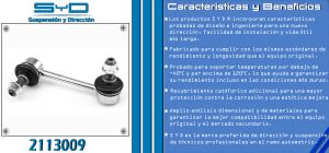 TORNILLO ESTABILIZADOR MAZDA MAZDA CX-7 2113009-SYD