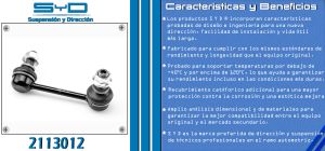 TORNILLO ESTABILIZADOR MAZDA MAZDA CX-9 2113012-SYD