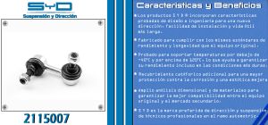 TORNILLO ESTABILIZADOR MITSUBISHI OUTLANDER 2115007-SYD