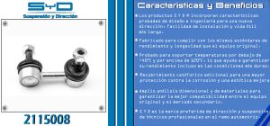 TORNILLO ESTABILIZADOR MITSUBISHI OUTLANDER 2115008-SYD