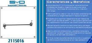 TORNILLO ESTABILIZADOR MITSUBISHI ECLIPSE 2115016-SYD