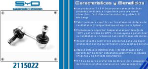 TORNILLO ESTABILIZADOR MITSUBISHI MONTERO 2115022-SYD