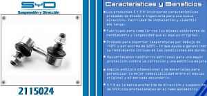 TORNILLO ESTABILIZADOR MITSUBISHI L200 2115024-SYD