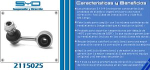 TORNILLO ESTABILIZADOR MITSUBISHI L200 2115025-SYD